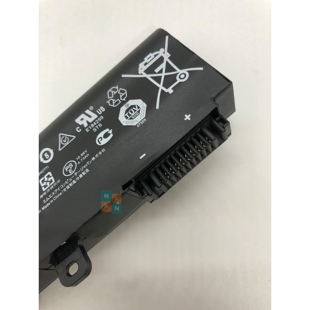 MSI แบตเตอรี่ BTY-M6H ของแท้ (สำหรับ GE62 GE72 GE75 GF62 GP62 GP72 GP73 GV62 GL62 GL62M PL62 GL63 GL73 PE60 PE70 GE62)