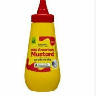 ( พร้อมส่ง )Woolworths Mild American Mustard 250 g