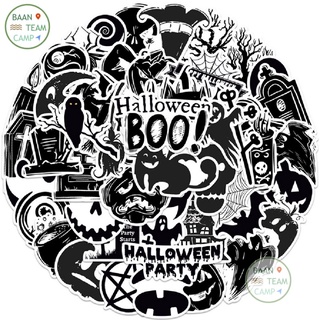 สติ๊กเกอร์ 👻 Halloween 243 ฮาโลวีน 50ชิ้น 🎃 grost halloween pumpkin ฮาโลวีน เวทมนต์ scream แม่มด แฮรี่ เทศกาล ฟักทอง