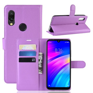 เคส Xiaomi Redmi 7 6.26 เคสหนัง ฝาพับ โทรศัพท์กรณี