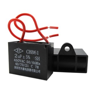 Capacitor 1.5 / 1.8 / 2.0 uf. +-5% 450VAC 50-60 Hz.