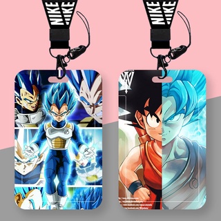 กระเป๋าใส่บัตรประจําตัวประชาชน ลายการ์ตูน Dragon Ball Son GoKu เลือกลายได้ สําหรับโรงเรียน