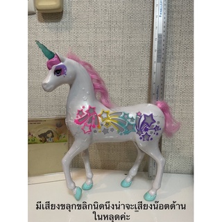 Barbie dreamtopia unicorn มีเสียงมีไฟ ของแท้ สภาพ90%