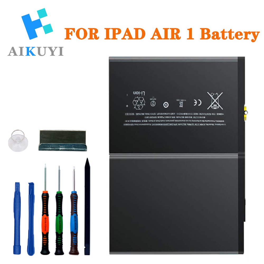 ❤New Battery for iPad Air Battery Replacement Kit for iPad 5 Generation A1474, A1475, A1476 with Full Set Installation T