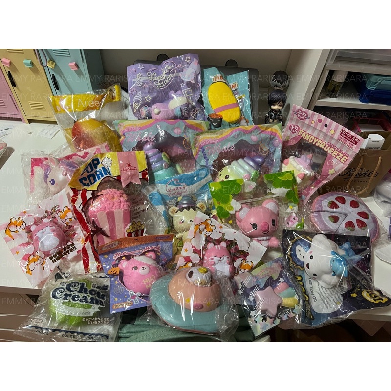 🌈กล่องสุ่มสกุชชี่🌈 Lucky squishy box สกุชชี่ของแท้ (มี ibloom)