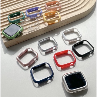 กรอบนาฬิกาข้อมือ PC อุปกรณ์เสริม สําหรับ Apple Watch Case Series 7 se 6 5 4 3 2 1 ขนาด 41 มม. 45 มม. 38 มม. 40 มม. 42 มม. 44 มม.