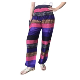 กางเกงช้าง กางเกงโยคะ  Thai  Elephant pants Palazzo pants Yoga Pants THE40