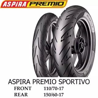 ยาง Aspira premio sportivo 110-150 สำหรับ Ninja300-400 Cb150r 300 cbr300