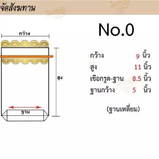 ถุงสังฆทาน ถุงตาข่ายโปร่ง ถุงจัดสังฆทาน