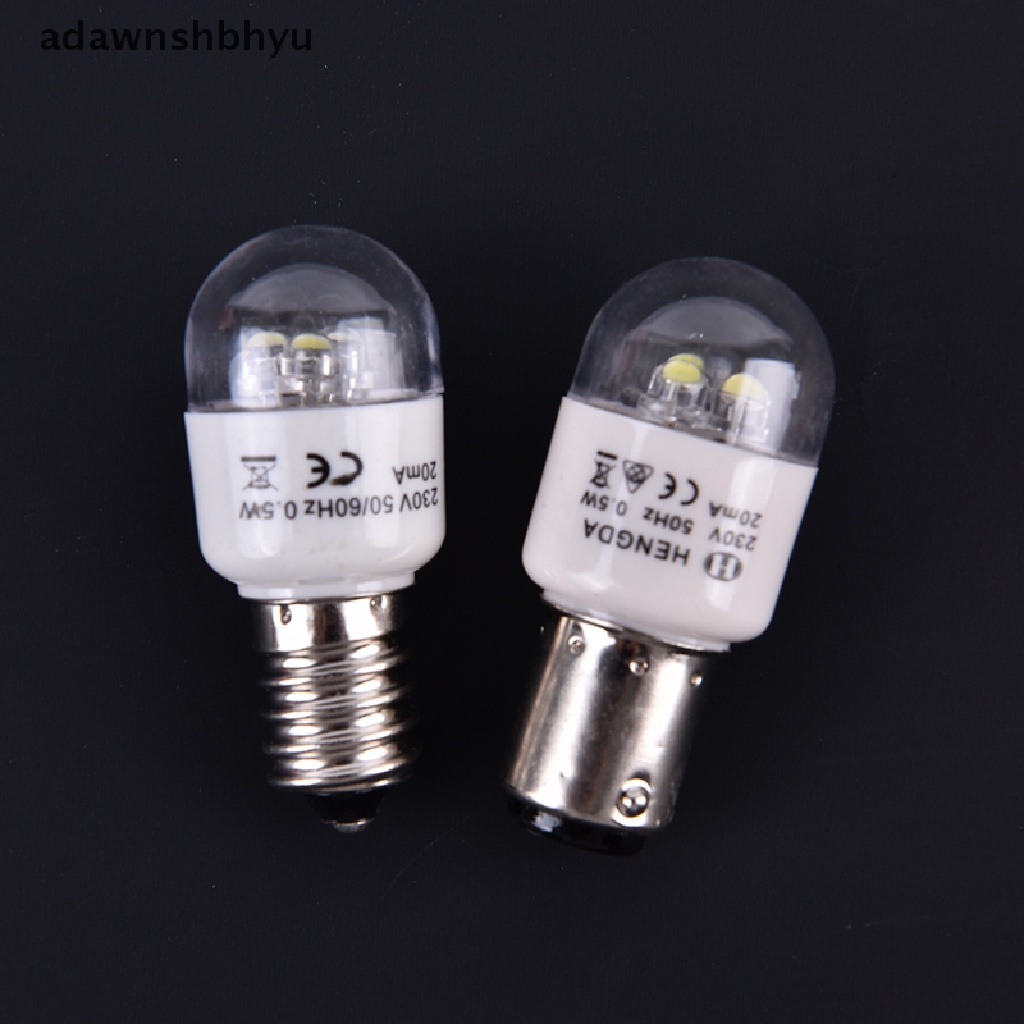 [adawnshbhyu] หลอดไฟ LED BA15D E14 0.5W AC 190-250W สําหรับจักรเย็บผ้า