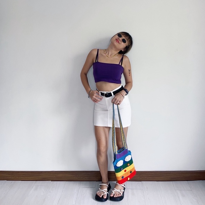 upeachme(D31-39) SMOKE JEAN SKIRT (S-6XL) กระโปรงยีนส์เอวสูงทรงเอสั้น กระโปรงยีนส์เอวต่ำ ยีนส์สั้น - รูปที่ 3