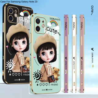 Compatible With Samsung Galaxy Note 20 10 Lite Plus Ultra เคสซัมซุง สำหรับ Case Lover Heart TPU เคส เคสโทรศัพท์ เคสมือถือ