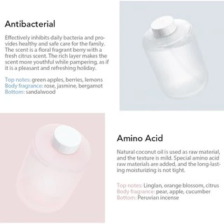 สบู่ขวดสำหรับเติม Refill for Xiaomi mijia soap dispensor สูตร Amino Acid บำรุงผิว-Pink