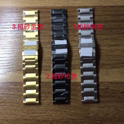 สายนาฬิกาข้อมือสแตนเลส กว้าง 23 มม. สําหรับ Nixon 48-20