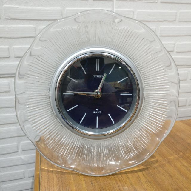 Vintage clock นาฬิกาตั้งโต๊ะ แขวนผนัง Citizen【มือ2】