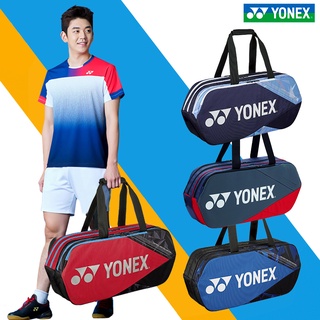 Yonex กระเป๋าไม้แบดมินตัน ทรงสี่เหลี่ยม จุของได้เยอะ แบบพกพา 6 แพ็ค BA92231