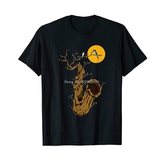 เสื้อยืดคอกลม แขนสั้น ผ้าฝ้าย พิมพ์ลายแซกโซโฟน Tree Of Life Sax Player Nature Saxophonist สไตล์สตรีท สําหรับผู้ชาย คู่รั