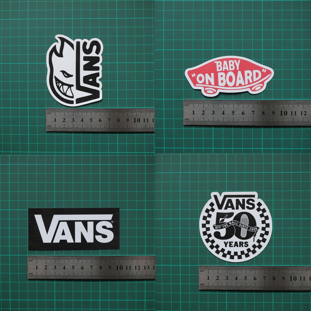 สติ๊กเกอร์ ( Vans, Vans Baby On Board, Vans Black, Vans50th )