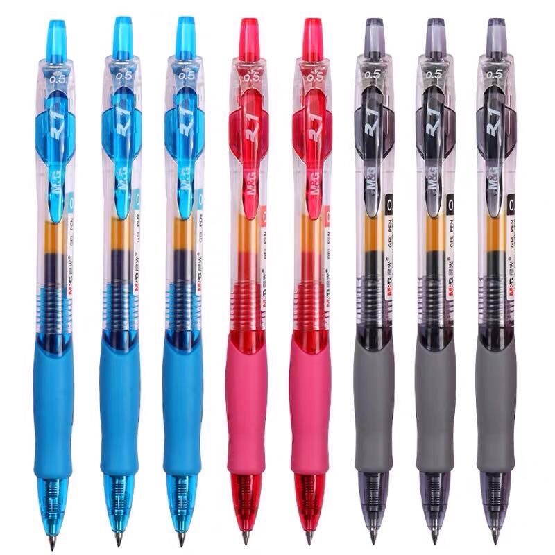 ปากกาเจล M&amp;G GP1008 ขนาดเส้น0.5 mm. มี3สีให้เลือก  (สีน้ำเงิน/สีดำ/สีแดง)  ผลิตภัณฑ์คุณภาพ (ราคาต่อด้าม)