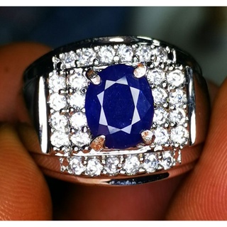 Royal blue shafire พลอยธรรมชาติ