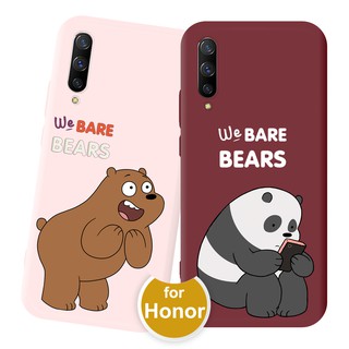 เคสโทรศัพท์มือถือ ลายการ์ตูนหมี สําหรับ Huawei Y6S Y6 Y7 Pro 2019 Y5 Lite 2018 Y9S Nova 2 Lite Honor 9 10 20 Lite 8A V30 Pro 30S X10 7C V20 8X Play