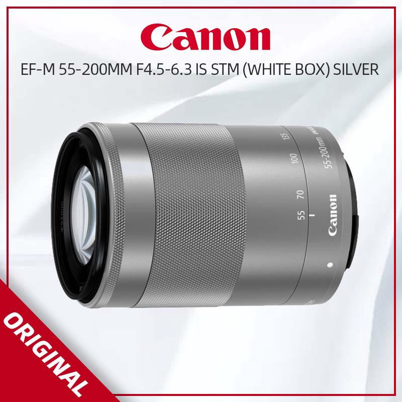 กล้องCanon Ef - M 55-200 mm F 4 . 5-6 . 3 Is Stm ( ) รองเท้าผ้าใบลําลอง ( )