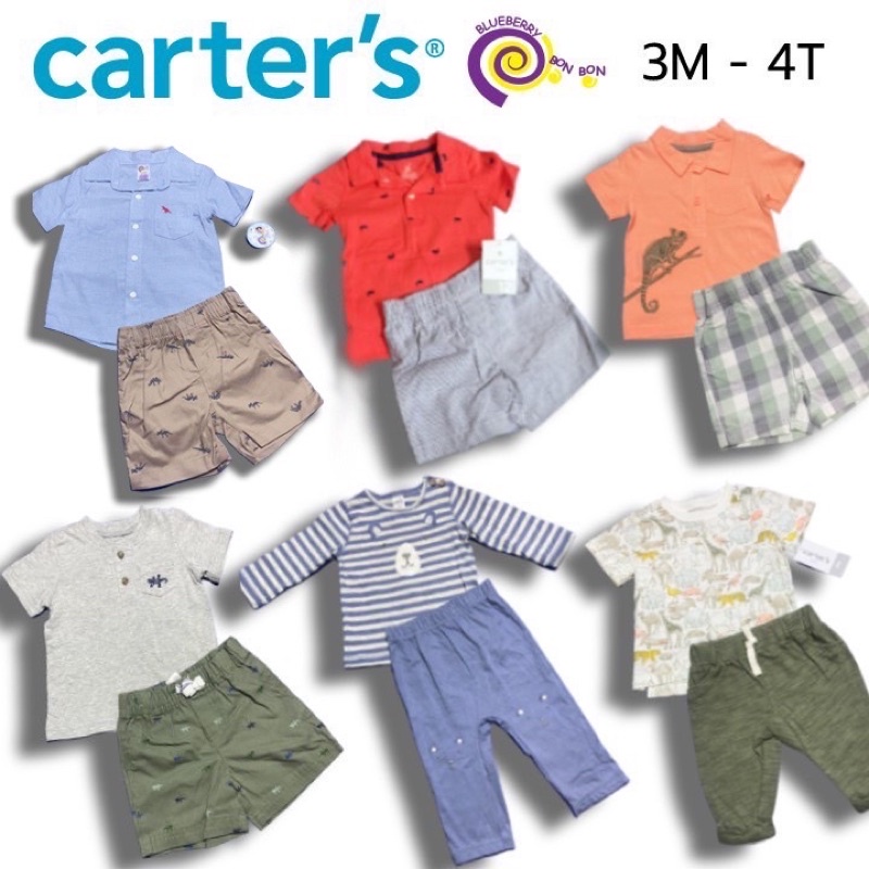 ชุดเด็กผู้ชาย พร้อมส่ง carter's & blueberry bon bons สินค้าของแท้ หมดแล้วหมดเลย