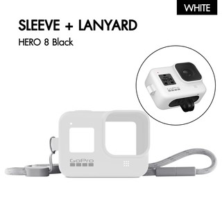 Sleeve + Lanyard (HERO8 Black) White