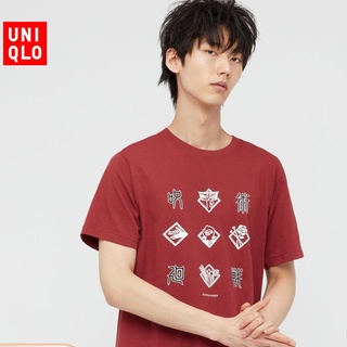 [พร้อมส่ง] Uniqlo เสื้อยืดคอกลม แขนสั้น พิมพ์ลายการ์ตูนมังงะ สําหรับผู้ชาย และผู้หญิง 44068S-5XL