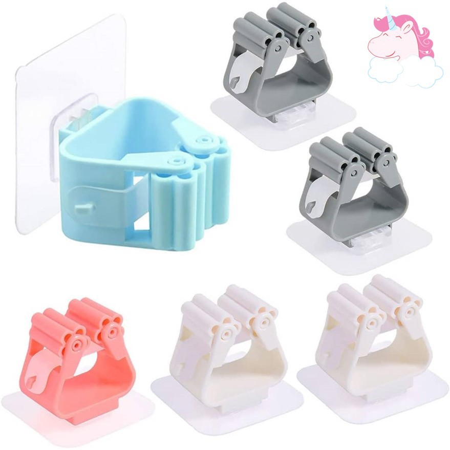 NON-SLIP MOP และ BROOM HOLDER WALL MOUNT