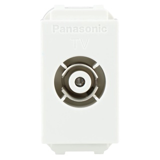 เต้ารับโทรทัศน์ 75 โอห์ม PANASONIC WEG2501 สีขาว | ปลั๊ก ปลั๊กไฟ เต้ารับ เต้ารับสายไฟ