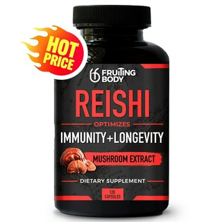 🍄 Reishi Mushroom Capsules 🍄เห็ดหลินจือแดง 💊 1 or 2 Month Supply (60 or 120 Capsules)