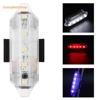 Domybestshop โคมไฟ Led 5 ดวงปรับได้ 4 โหมดชาร์จสาย Usb สําหรับติดรถจักรยาน