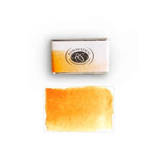 FOLIO ART : Roman Szmal Single เบอร์ 352 Golden yellow  สีน้ำสีสดใส เกรดศิลปิน สีก้อนเม็ดสีละเอียด 899083352