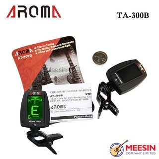 Aroma AT-300B Tuner เครื่องตั้งสายกีต้าร์ที่ใช้ได้ทั้ง กีตาร์โปร่ง, กีตาร์ไฟฟ้า, กีตาร์คลาสสิค, กีตาร์เบส, อูคูเลเล่