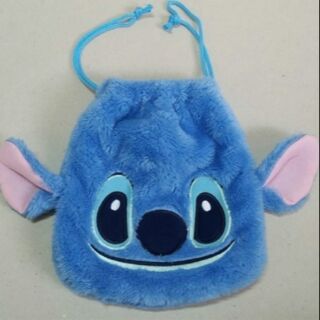 ถุงหูรูด ลาย มอนสเตอร์ อิงค์ Monsters Inc. สติช Stitch ใส่เครื่องสำอาง ของกระจุ๊กกระจิ๊ก ก็ได้ค่ะ ขนาด 7x8 นิ้ว