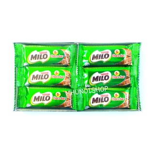 ไมโล ช็อกโกบาร์ ขนมหวาน รสช็อกโกแลต ขนาด 6 กรัม แพ็คละ 12 ชิ้น MILO Choco Bar