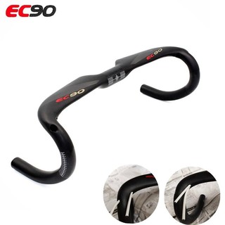 EC90 แฮนด์จักรยานเสือหมอบทรงแอโร่ Full Carbon Bicycle Handlebar UD Matte Carbon Handlebar 400/420/440mm