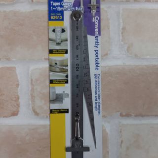 SHINWA Taper Gauge with ruler เตเปอร์เกจ รุ่น 62612