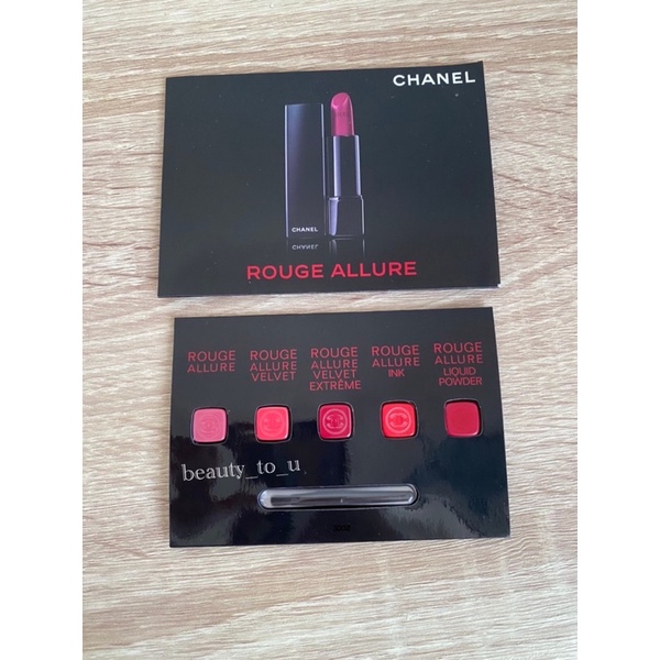Chanel เซ็ตลิป 5สี Rouge Allure Lipstick Mini Set (5 Color In Set) แถมพู่กันเล็ก