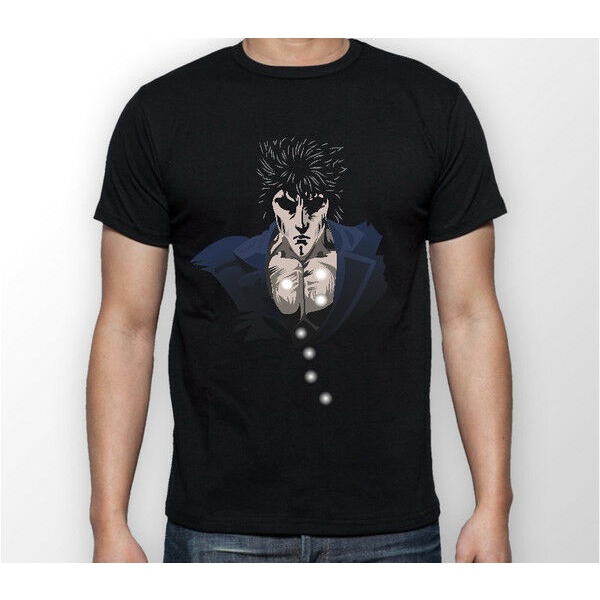 [COD]เสื้อยืด ผ้าฝ้าย พิมพ์ลายอนิเมะ Fist Of The North Star Kenshiro Hokuto No Ken แฟชั่นสําหรับผู้ช