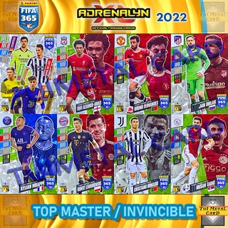 PANINI FIFA 365 2022 ADRENALYN XL: TOP MASTER / INVINCIBLE การ์ดสะสมฟุตบอล Football Trading Card