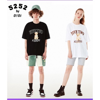 [100% Cotton] 5252byo!Oi เสื้อยืดแขนสั้น เข้ากับทุกการแต่งกาย แฟชั่นฤดูร้อน สําหรับผู้ชาย และผู้หญิง