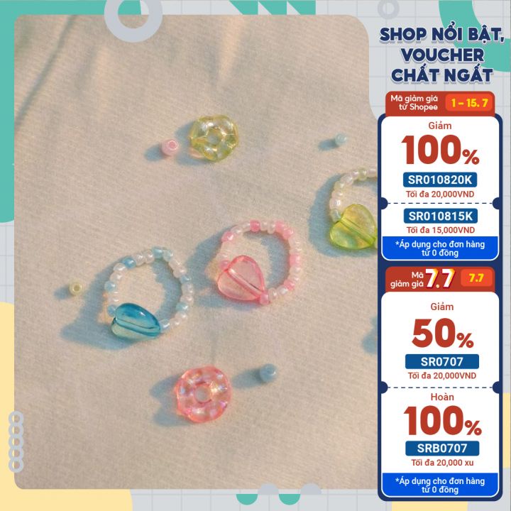 แหวนลูกปัด Pearly"**