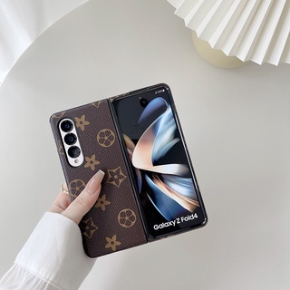 Zfold4 เคสโทรศัพท์มือถือแบบแข็ง เต็มจอ ลายดาว สําหรับ Samsung Galaxy Z Fold 4 Z Fold 3