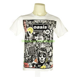 เสื้อวง Oasis เสื้อไซส์ยุโรป โอเอซิส PTA8037 เสื้อยืดวงดนตรีร็อค