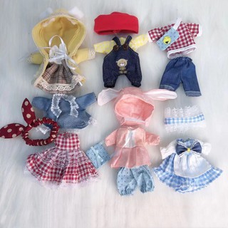 ราคา16 Cm Dress Up Accessories OB11 Doll Clothes Suit 1/12 Bjd Baby Clothes Dress Skirt