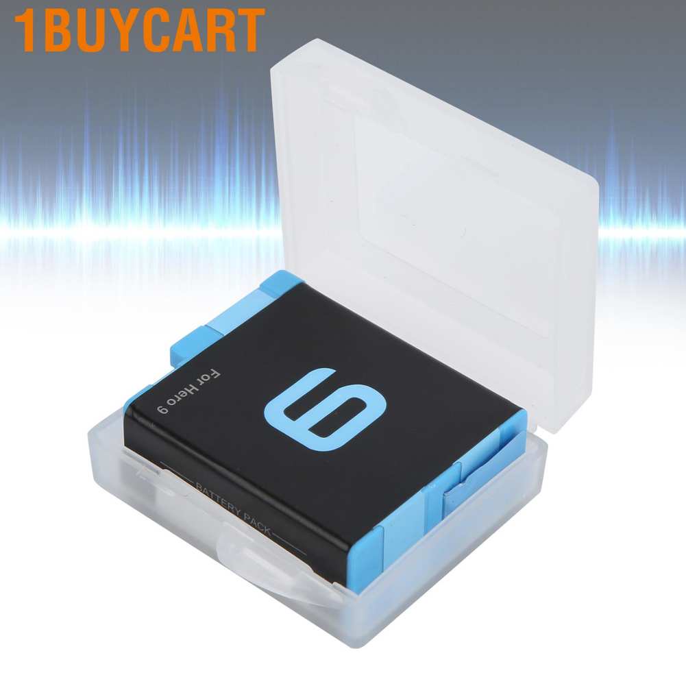 1buycart Telesin แบตเตอรี่แบตเตอรี่กล้องใน GoPro 9 Sports