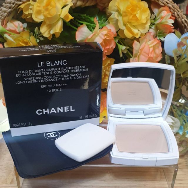 แป้งชาแนล Chanel Le Blanc Whitening Compact Foundation Long Lasting SPF25 PA+++