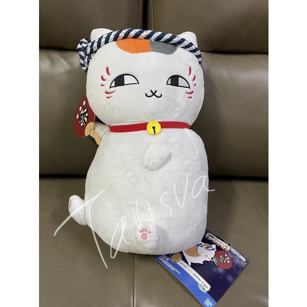 Natsume Yuujinchou : ตุ๊กตาเนียนโกะเซนเซย์มัตสึริ Nyanko sensei plush doll ป้ายห้อย